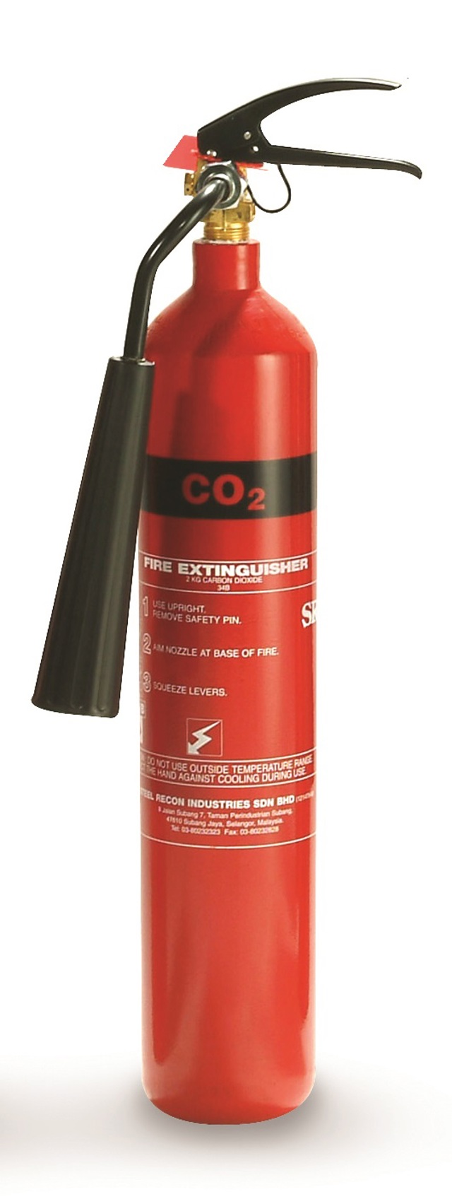 VIKING, Fire Extinguisher- 2 kg, CO2, Stored Pressure